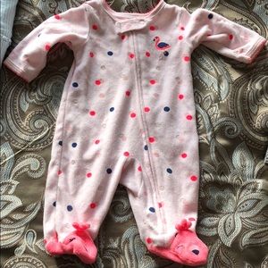 Carter’s fleece sleep and play